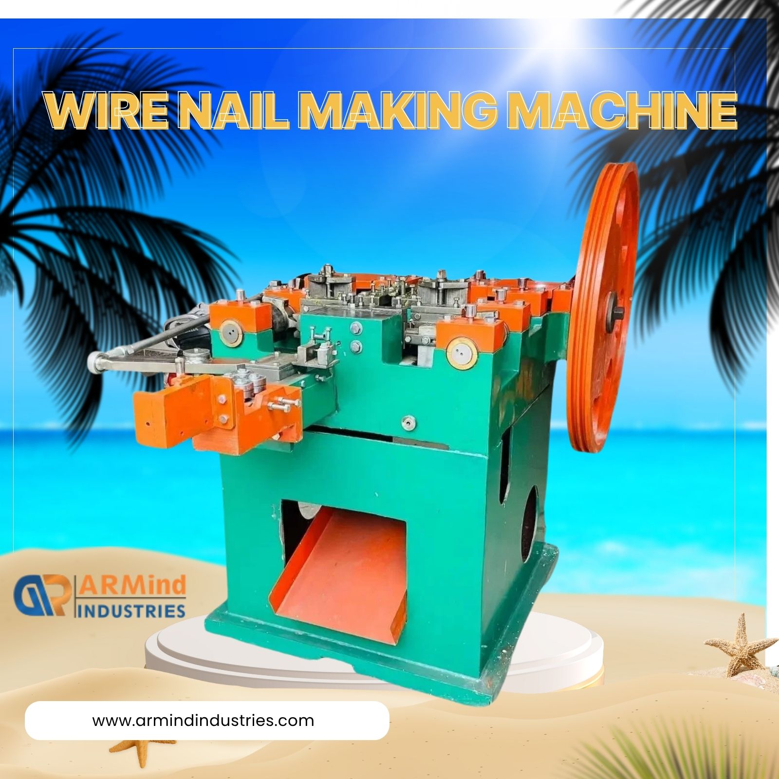 High-Speed Wire Nail Making Machine – Best Quality by Armind Industries