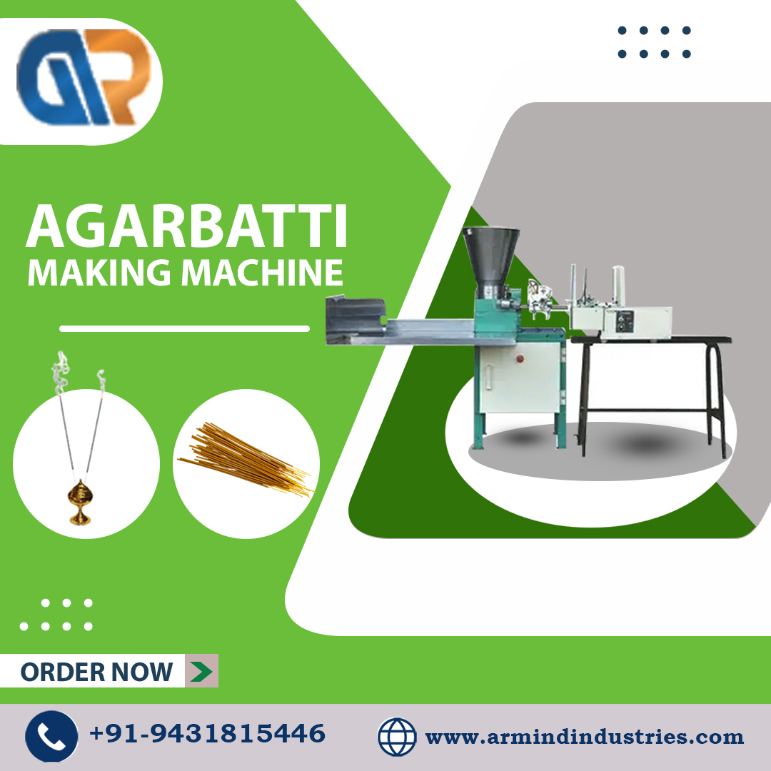 Semi Automatic Agarbatti Machine – Reliable & Affordable Stick Making