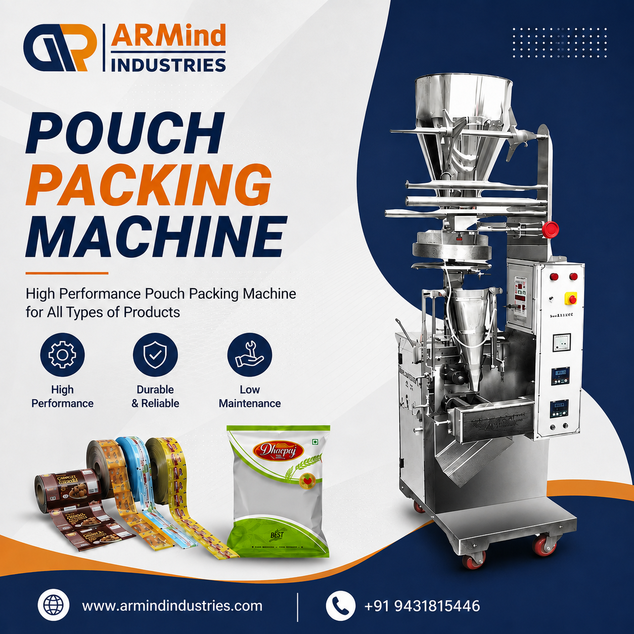Pouch Packing Machine in Noida