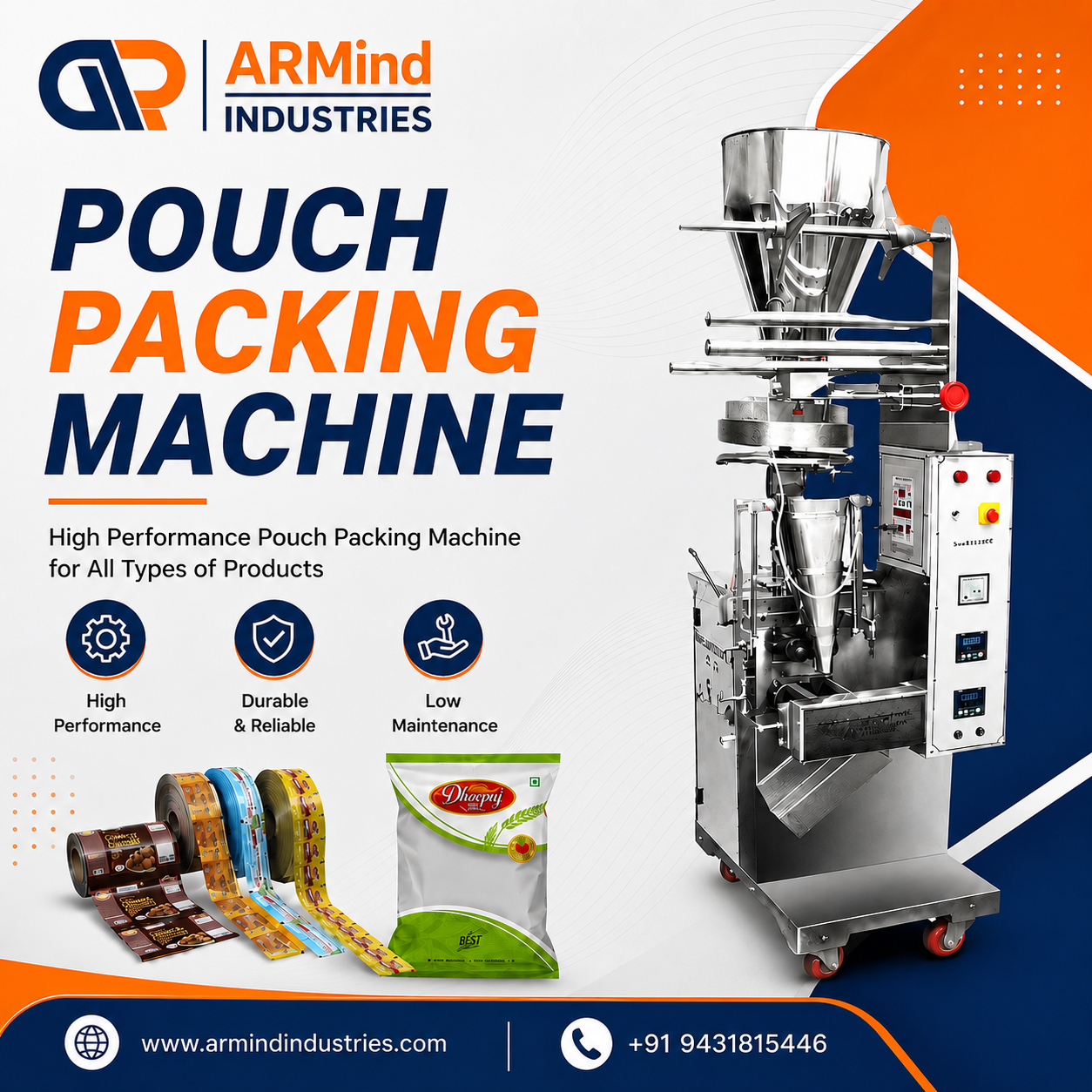 Pouch Packing Machine in Delhi